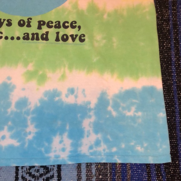 Liquid Blue Woodstock Tie Dye Tee Shirt - Picture 7 of 12